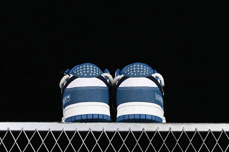 All categories Nk SB Dunk series Nk SB Dunk Low low-top sneakers J version Nk Dunk Low Retro "Industrial Blue" washed denim SB low-top casual sneakers DV0834-101